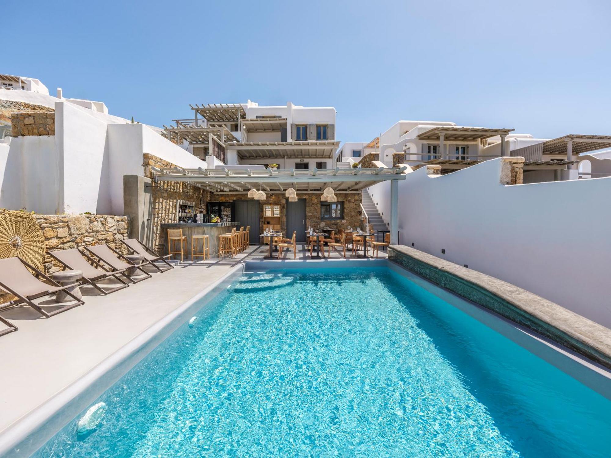 The Mykonist Merchia Beach Villas & Suites Buitenkant foto